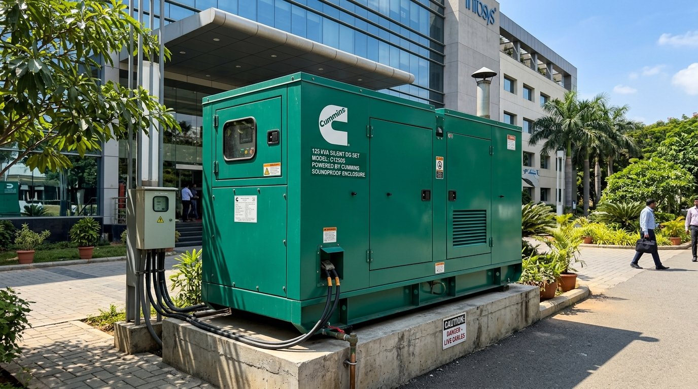 Cummins 125 kVA Silent Generator Bangalore